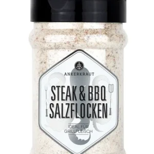 Direktkauf Ankerkraut Steak & BBQ Salzflocken Gewürzmischung im Streuer 190 g Steakgewürz