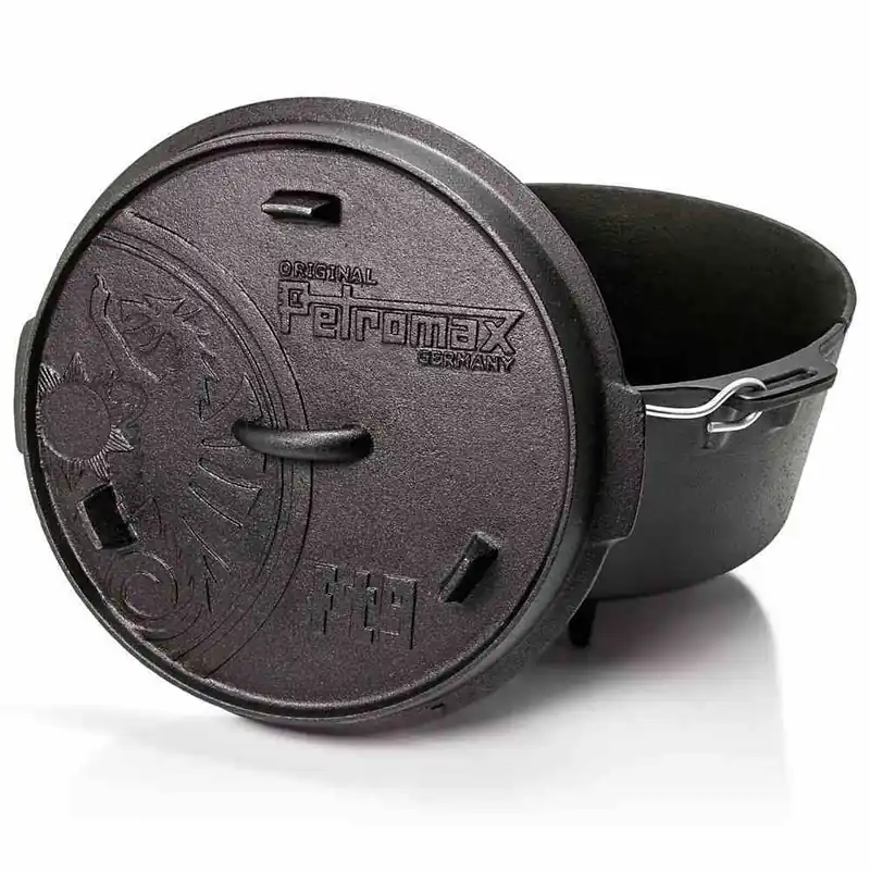 Rabatt Petromax Feuertopf ft9 mit Füßen 7,5 Liter Gusseisen 36,5 x 23,5 x 33 cm Dutch Oven