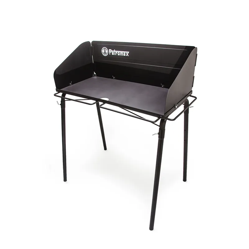 Petromax Feuertopf-Tisch fe90 Ablagemöglichkeit für Kochzubehör 103 x 116 x 68 cm Direkt Vom Hersteller