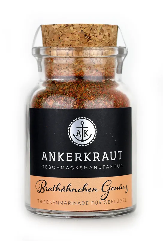 Ankerkraut Brathähnchen Gewürz Gewürzmischung für Geflügel im Korkenglas 75 g Garantierte Lieferung
