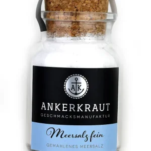 Neuheit Ankerkraut Meersalz fein Salze im Korkenglas 170 g Gewürzsalz