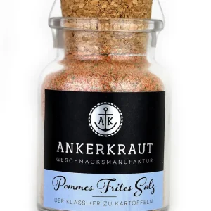 Must-Have Ankerkraut Pommes Frites Salz Meersalz im Korkenglas 130 g Pommesgewürz