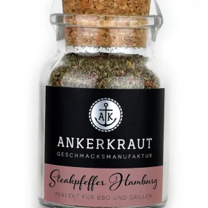 Sale Ankerkraut Steakpfeffer Hamburg Pfeffergewürz im Korkenglas 80 g Pfeffermix