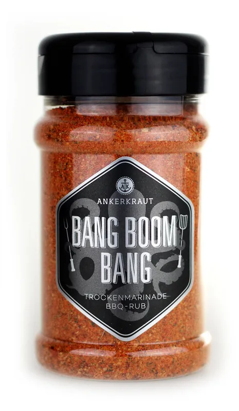 Bestpreis Ankerkraut Bang Boom Bang BBQ Rub Gewürzmischung im Streuer 210 g Trockenmarinade