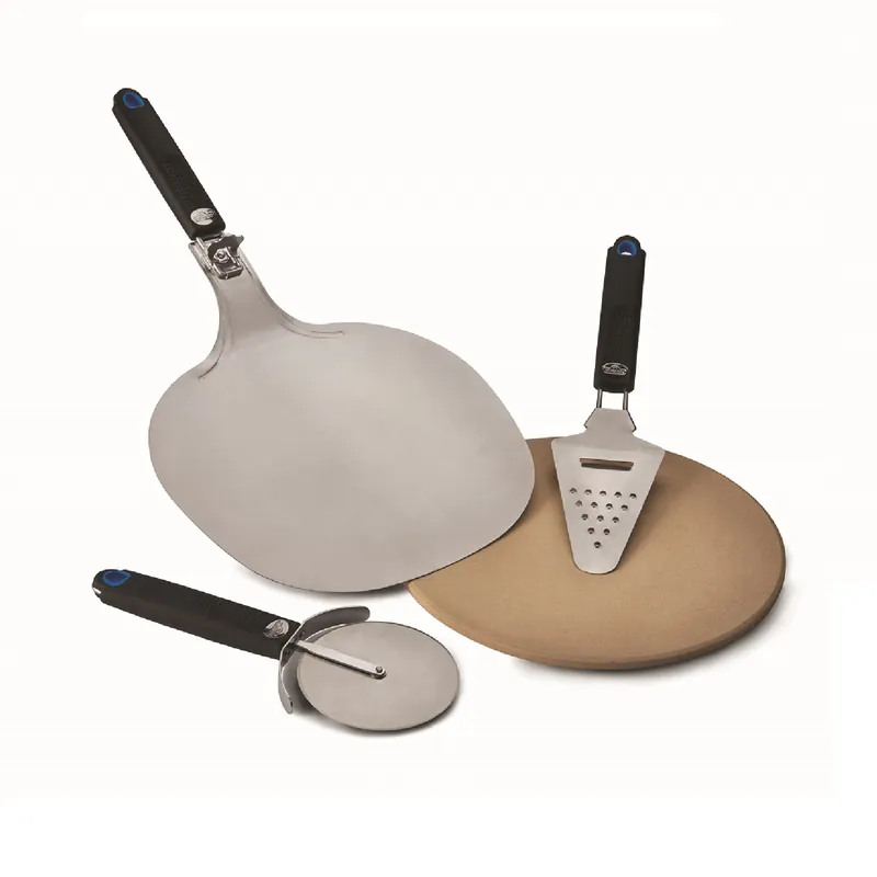 Napoleon Pizza-Liebhaber Starter-Kit Pizzaschneider Pizzaheber Pizzastein Raspel 90002 Sonderaktion