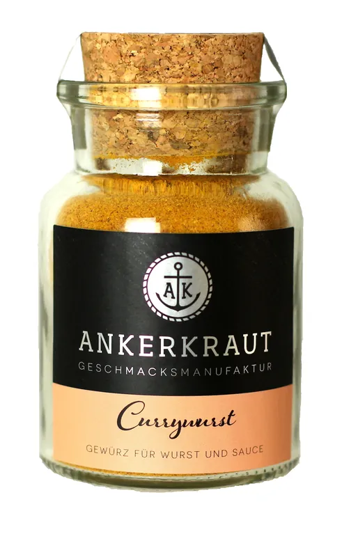 Must-Have Ankerkraut Currywurst Gewürzmischung Currysauce 90 g Gewürz für Wurst Sauce