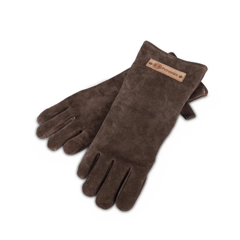 Rabatt Petromax Grillhandschuhe XL aus dunkelbraunem Rauleder und komfortablem Vlies
