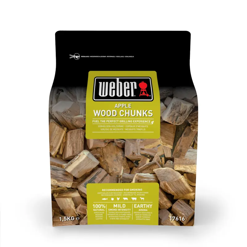 Direktkauf Weber Wood Chunks - Fire spice Holzstücke aus Apfelholz 1,5 Kg