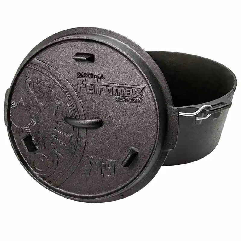 Petromax Feuertopf ft9-t ohne Füße 7,5 Liter Gusseisen 35 x 14,5 x 35 cm Preisreduziert