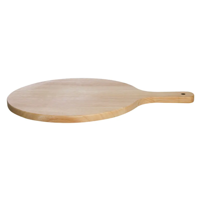 Meistverkauft Allgrill Holzbrett mit Handgriff für Pizza und Flammkuchen Ø 30x1,5 cm Serviertablett