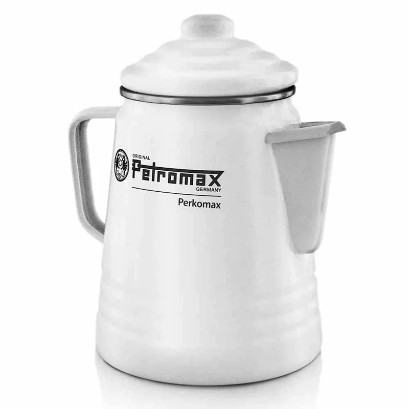 Petromax Tee-/Kaffee-Perkolator weiß für 9 Tassen Kaffeekanne Stahl Billig