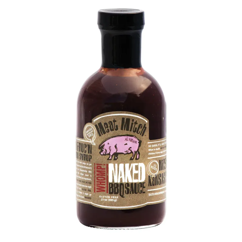 Wochenendangebot Meat Mitch Whomp! Naked BBQ-Sauce 480 ml Grillsauce Barbecuesauce MM-2083