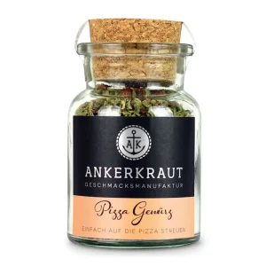 Ankerkraut Pizza Gewürz Gewürzzubereitung Gewürzmischung Korkenglas 45 g Direkt Vom Hersteller