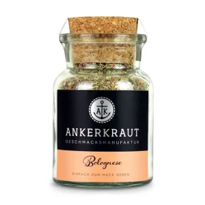 Ankerkraut Bolognese Gewürz Gewürzzubereitung Gewürzmischung Korkenglas 100 g Bestpreis