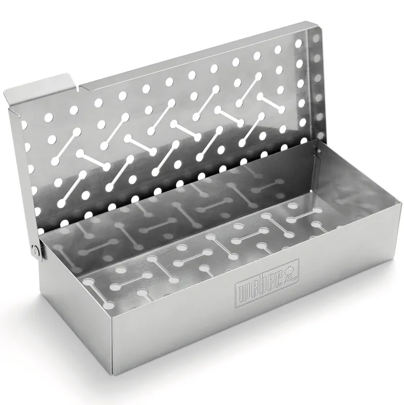 Abverkauf Weber Räucherbox Universal Edelstahl für alle Gasgrills ab Q 2000 Serie