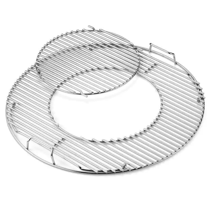 Mega-Angebot Weber Grillrost Einsatz - Gourmet BBQ System aus verchromten Stahl für Grills mit Ø 47 cm