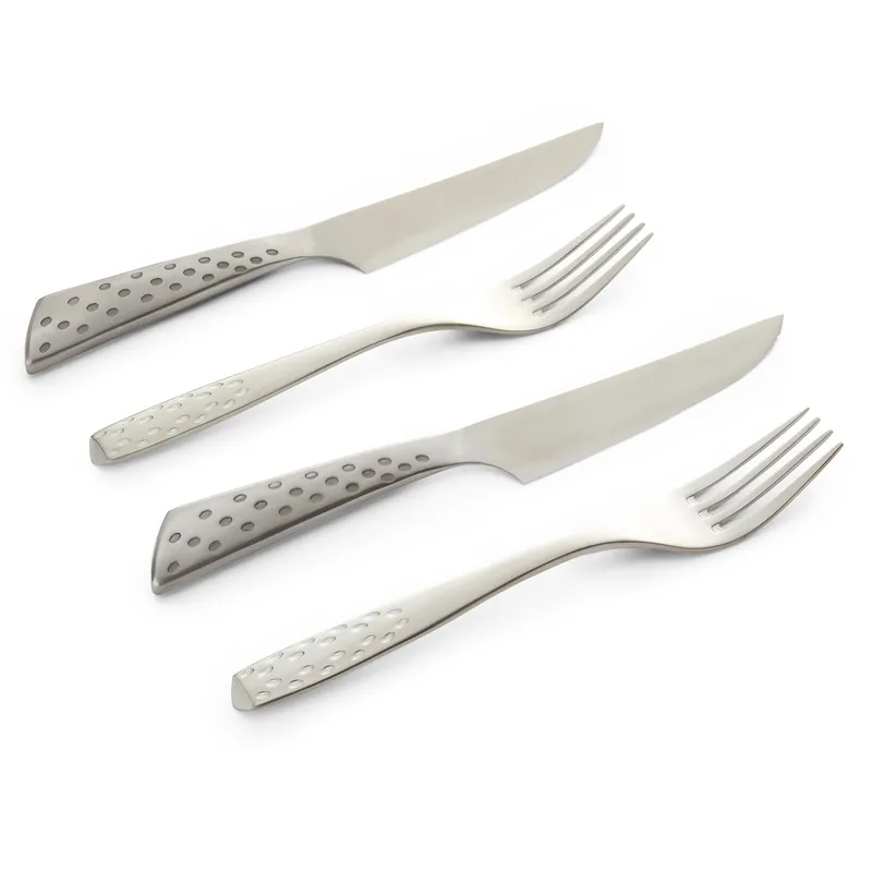 Weber Deluxe Steak-Set 4-teilig aus Edelstahl 17077 Neue Ware