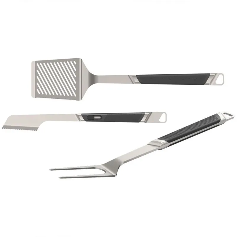 Everdure Premiumgrillbesteck-Set L 3-teilig aus Edelstahl HBPREMKITL3 Mega-Angebot