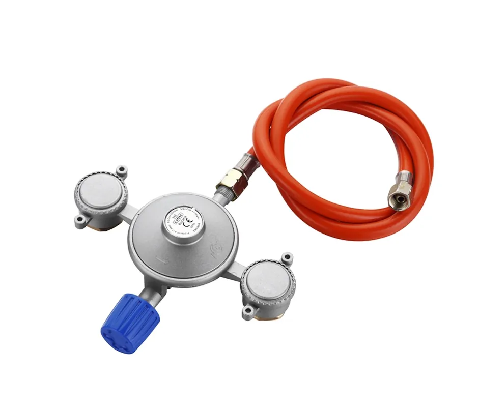 Saisonangebot Cadac Dual Power Pak Gasdruckregler 50 mbar Gasregelventil Dual Gasversorgung