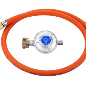 Aktuell Cadac Gasdruckregler Universalregler 50mbar inkl. Schlauch 1/4‘‘ BSP Linksaußengewinde