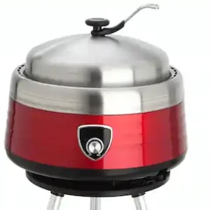 Must-Have Vulcano Rot Tragbarer Holzkohlegrill Ø 30 cm