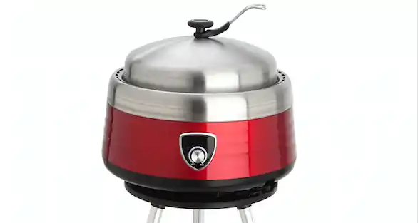 Must-Have Vulcano Rot Tragbarer Holzkohlegrill Ø 30 cm