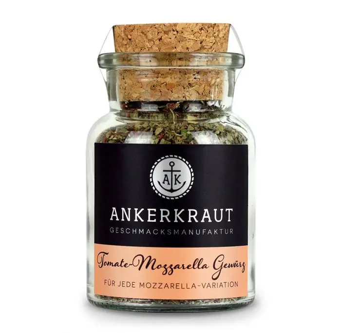 Finale Aktion Ankerkraut Tomate-Mozzarella Gewürz Gewürzzubereitung für Tomate-Mozzarella im Korkenglas 55 g