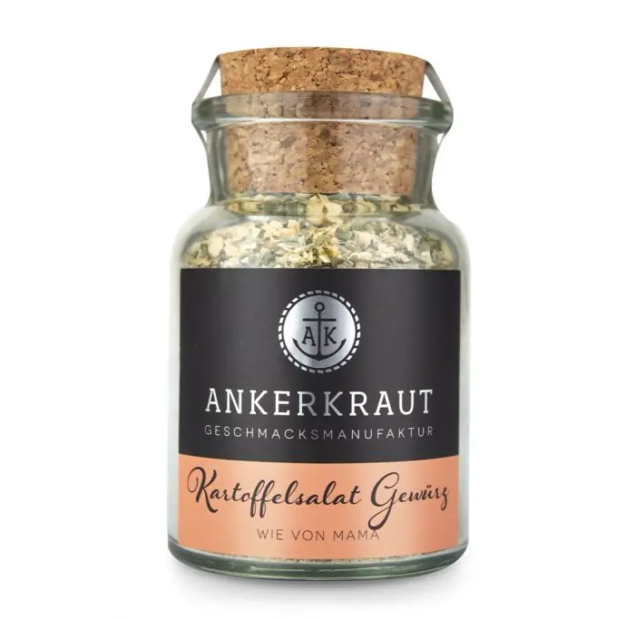 Ankerkraut Kartoffelsalat Gewürz Gewürzzubereitung Gewürzmischung im Korkenglas 55 g Top-Seller