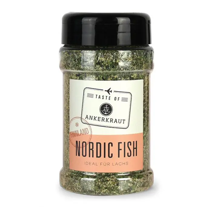 Sonderangebot Ankerkraut Nordic Fish (Finnland) Gewürzzubereitung Gewürzmischung für Fisch im Streuer 230 g