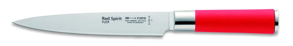 Schneller Versand Friedrich Dick Red Spirit Filetiermesser zum Filetieren, Klingenlänge 18 cm