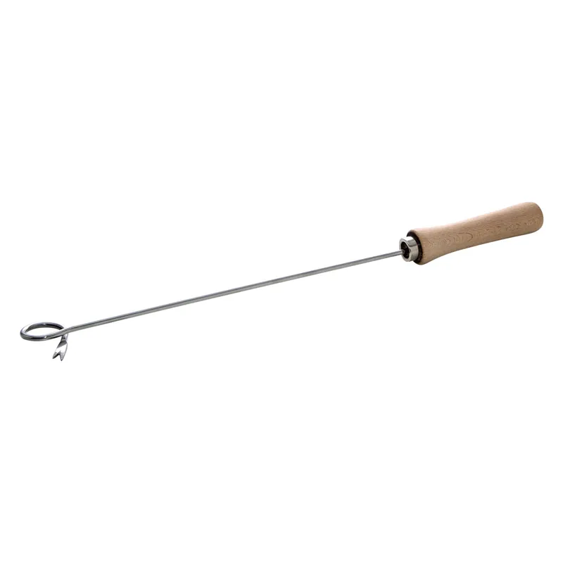 Sale Allgrill Kreisgabel Universalwender aus Edelstahl mit Holzgriff 55 cm