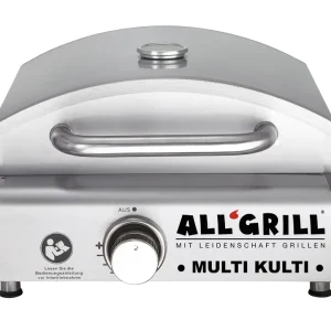 Nur Für Kurze Zeit Allgrill MULTI-KULTI Gasgrill mit Zündsicherung - Portabler, multifunktionaler Gasgrill