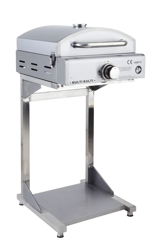 Versand Am Gleichen Tag Allgrill MULTI-KULTI Gasgrill mit Steakzone-Keramikbrenner + Unterbau Fuß Ständer
