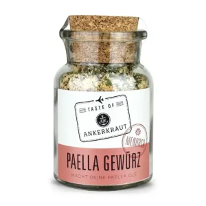 Ankerkraut Paella Gewürz (Menorca) Gewürzmischung für Paella im Korkenglas 145 g Bestseller