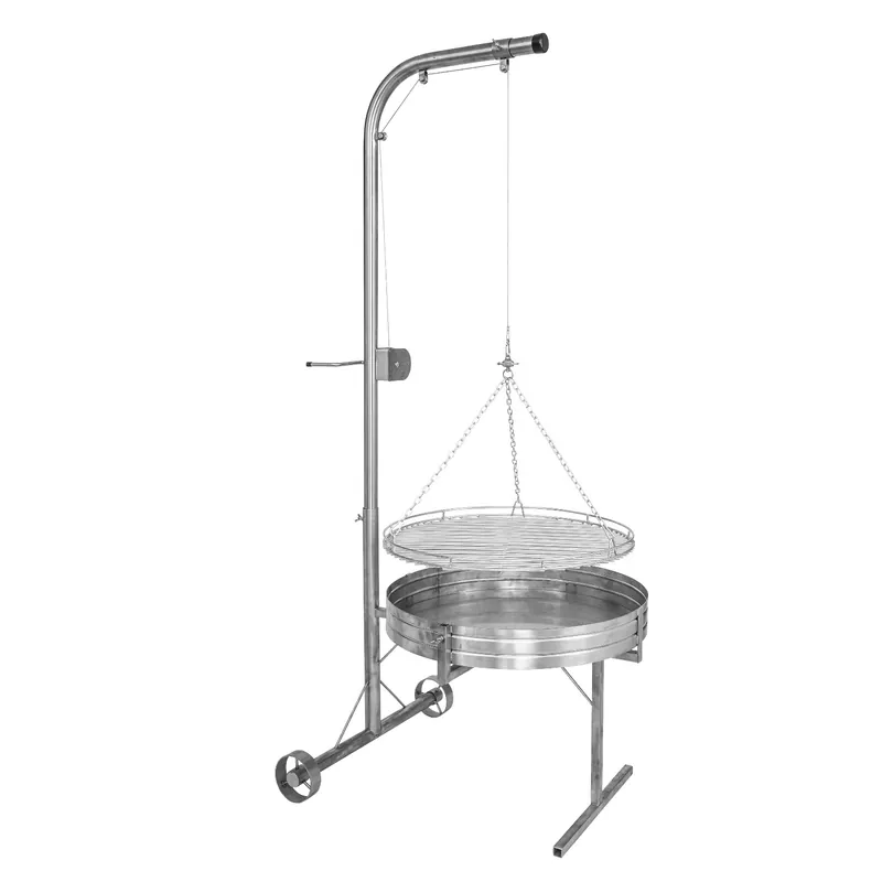 Schneider fahrbare Grillstation aus Edelstahl Grillrost Ø 80 cm Schwenkgrill Schwenker Sale