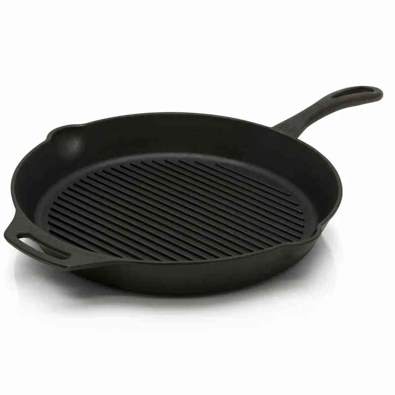 Petromax Grill-Feuerpfanne gp35 mit Pfannenstiel Gusseisen Pfanne 3,5 Liter 35 cm Markenware