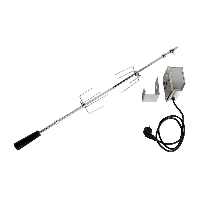 Angebot Allgrill Grillspieß-Set für Gasgrill Ultra, Chef XL und Outdoorküche 110 cm Drehspieß