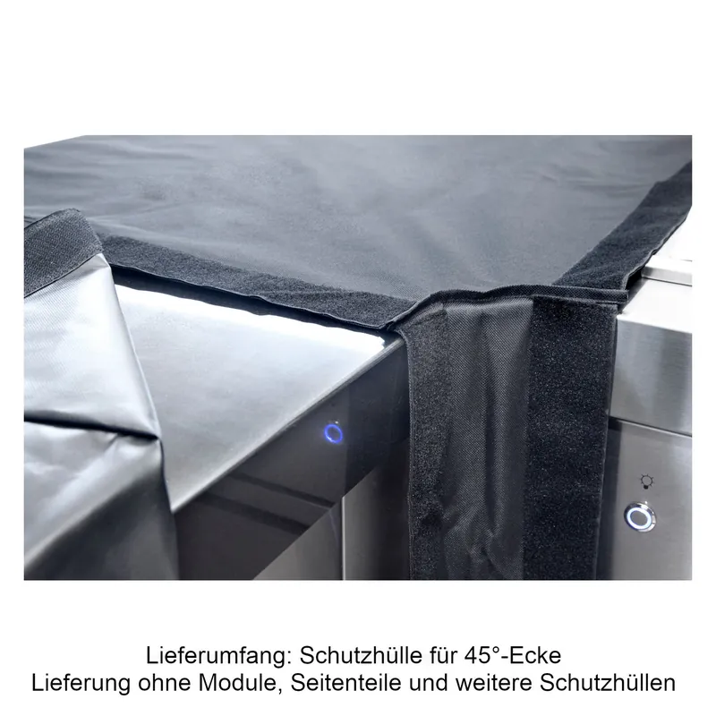 Jetzt Kaufen Allgrill 77850-13 modulare Abdeckhaube Schutzhülle für Modul 13 45°-Ecke Outdoorküche