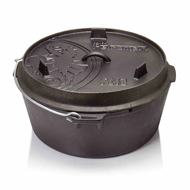 Direktkauf Petromax Feuertopf ft18t ohne Füße 16,1 Liter Gusseisen 43,5 x 21 x 43,5 cm