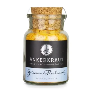 Sichere Zahlung Ankerkraut Zitronen-Flockensalz Gewürzmischung im Korkenglas 100 g Gewürzsalz