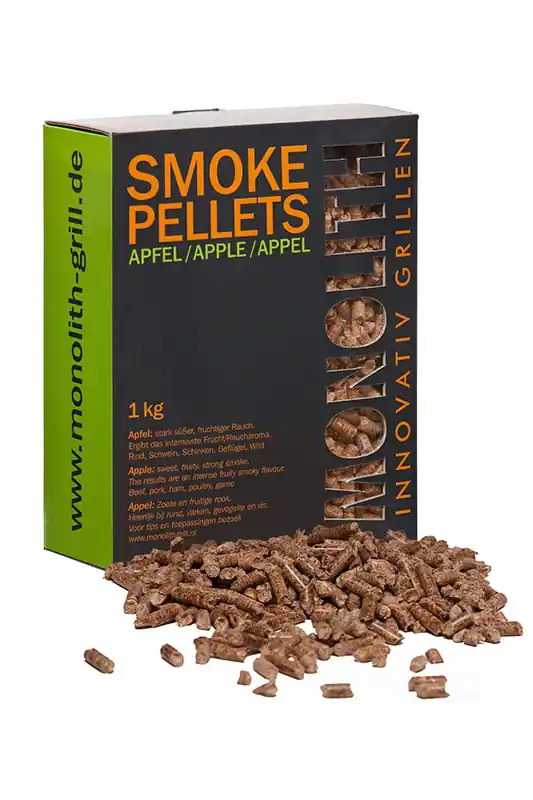 Monolith Smoke Pellets Grillpellets Räucherpellets Apfel (Apple) 1 kg 201102 Top-Preis
