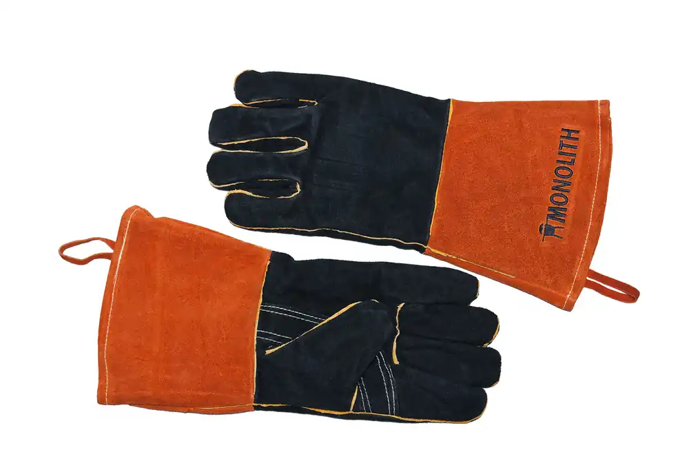Monolith Leder Grillhandschuhe aus echtem Leder hitzebeständig G-001 Online Kaufen