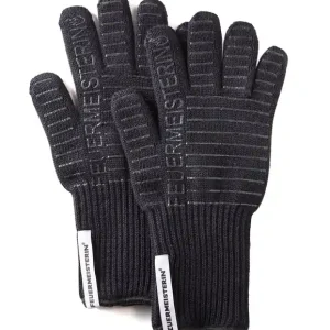 Bestseller Feuermeisterin Premium Grillhandschuhe aus Aramid 1 Paar schwarz Einheitsgröße 33 cm