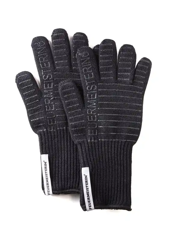 Bestseller Feuermeisterin Premium Grillhandschuhe aus Aramid 1 Paar schwarz Einheitsgröße 33 cm