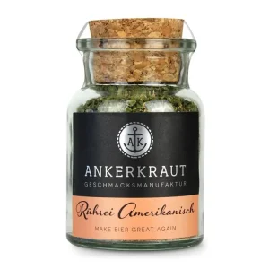 Top-Seller Ankerkraut Rührei Amerikanisch Gewürzmischung Gewürzzubereitung im Korkenglas 70 g