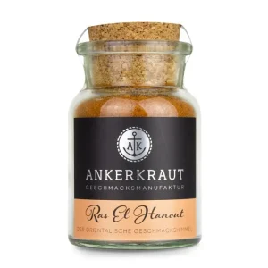 Ankerkraut Ras el Hanout Marokkanische Gewürzmischung Gewürzzubereitung im Korkenglas 65 g Neue Ware