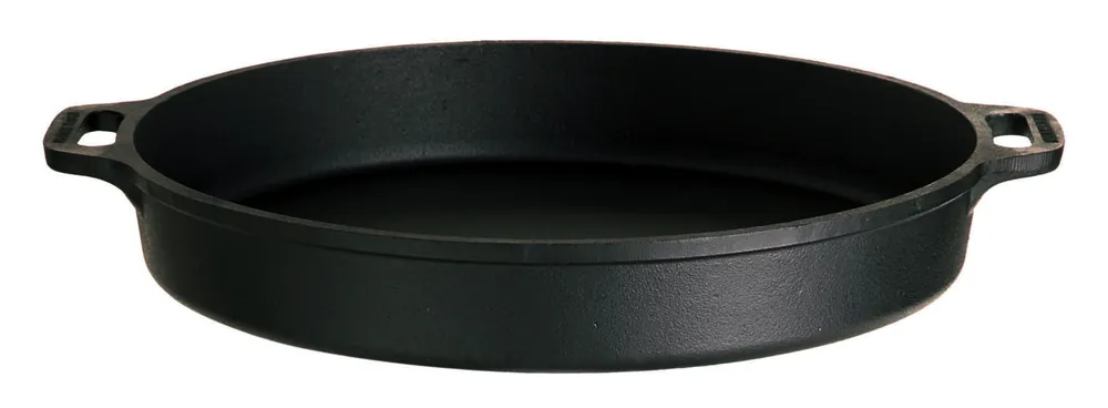 Top-Seller Gusseisenkuss® Gusseisenpfanne mit Griffen Ø 30 cm Gusspfanne Gusseisen