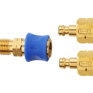Cadac Quick Release Coupling Kupplungsstück für Gasschlauch mit 2 Anschlüssen DE 50mBar 338-1-DE Preisknaller