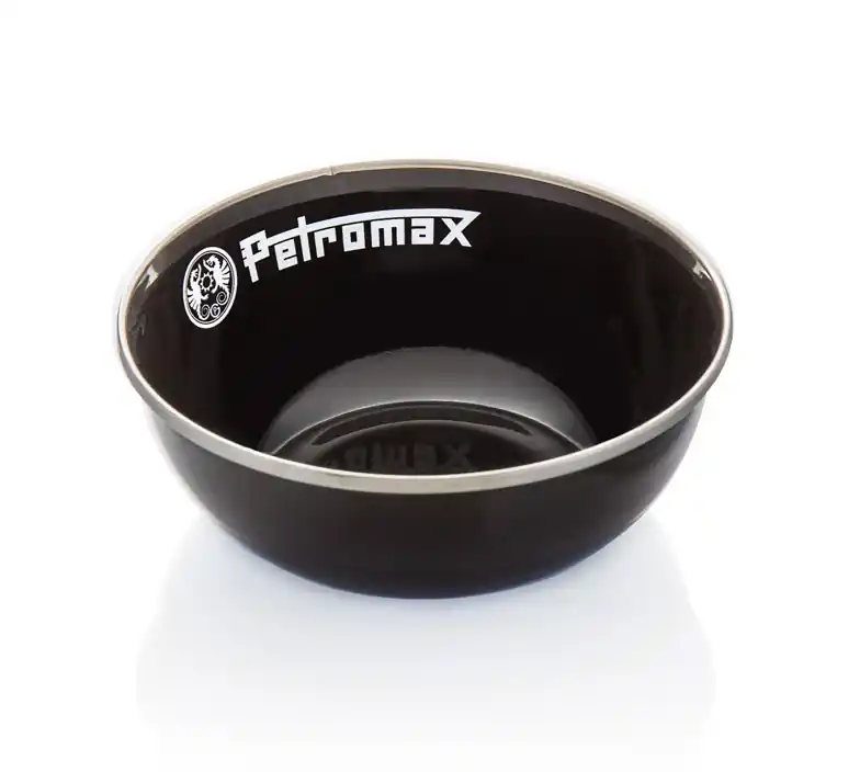 Petromax Emaille Schalen 2er Set schwarz 600 ml - Perfekt für Camping & Outdoor Preisreduziert