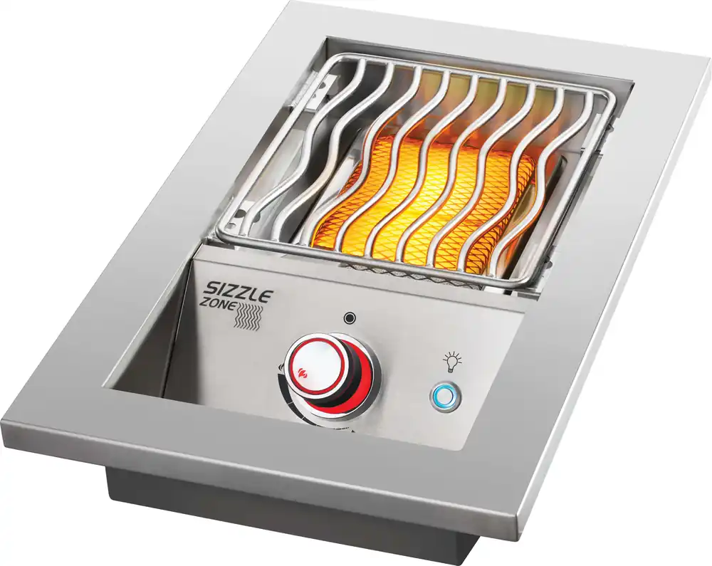 Nur Heute Napoleon 700 Series BIB10 Einbau-SIZZLE ZONE, klein 10" Edelstahl BIB10IRPSS-CE